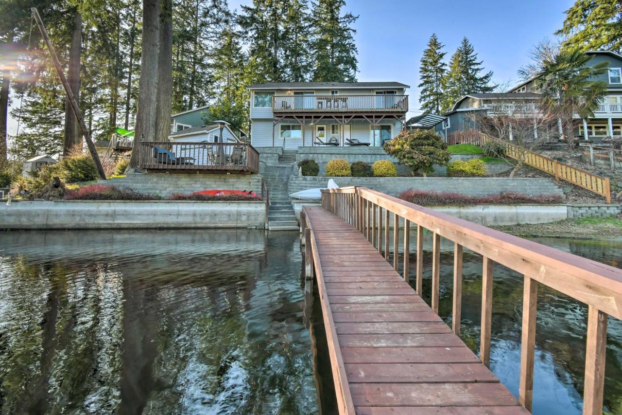 The Peacock House - Waterfront Home With Hot Tub! Олимпия Екстериор снимка
