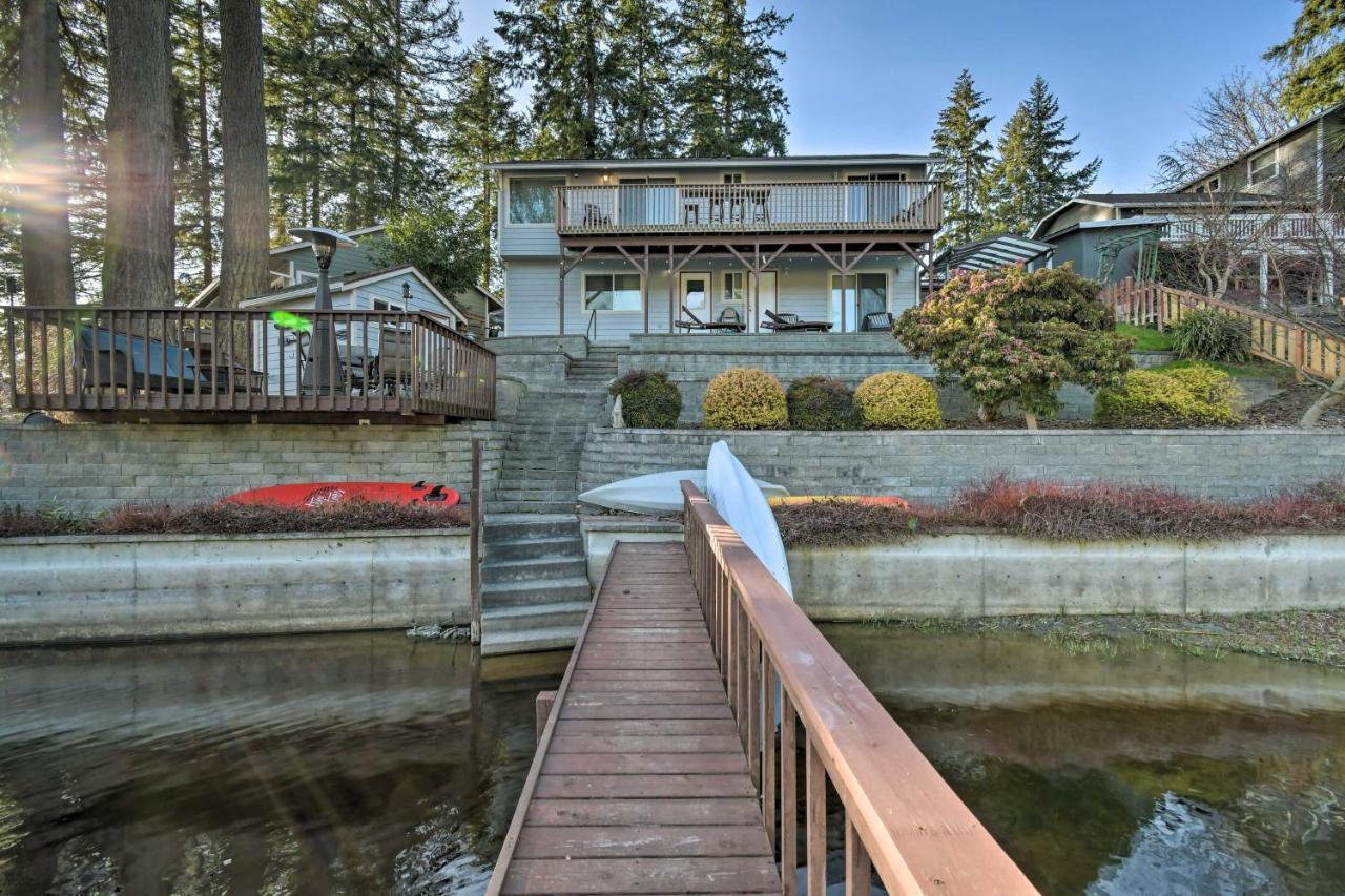 The Peacock House - Waterfront Home With Hot Tub! Олимпия Екстериор снимка